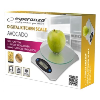 4. ESPERANZA AVOCADO KÜCHENWAAGE EKS006