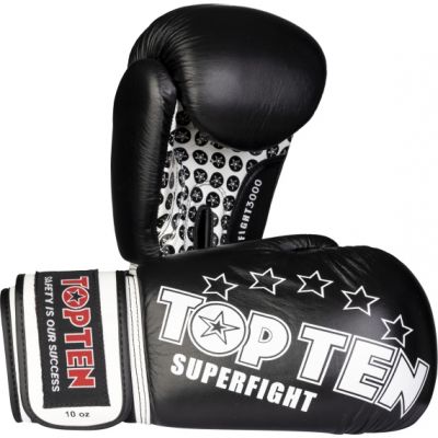 3. TOP TEN RTT-10 SUPERFIGHT 3000 STARS Boxhandschuhe (WAKO APPROVED neu)