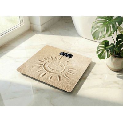 11. Esperanza Sunshine EBS006 Badezimmerwaage (Sandfarbe)