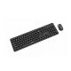 4. GEMBIRD Kabelloses Tastatur- und Maus-Set Silent Key Pro Business, Schwarz, US-Layout