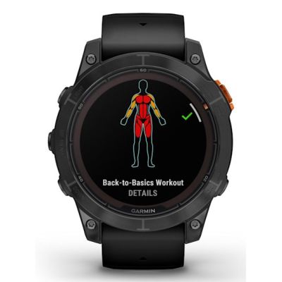 12. Garmin Fenix 7 Pro Solar Edition Schiefergrau/Schwarzes Band Sportuhr