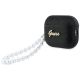 3. Guess Glitzer-Perlen-Schutzhülle für AirPods Pro 3 – Schwarz