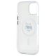 7. Karl Lagerfeld IML Metal Choupette Head MagSafe iPhone 15 Hülle - Weiß