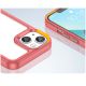 6. Outer Space Case iPhone 14 Plus Hardcover mit Gelrahmen rot