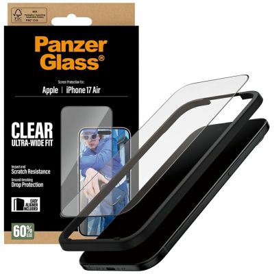 4. PanzerGlass Ultra-Wide Fit EasyAligner Tempered Glass für iPhone Air