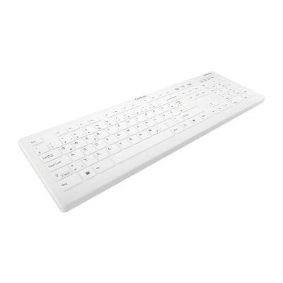 2. CHERRY Tastatur AK-C8112 Medizinische Kabellose DE Weiß Kabellos