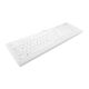 2. CHERRY Tastatur AK-C8112 Medizinische Kabellose DE Weiß Kabellos