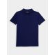 Einfarbiges Poloshirt für Jungen, 100 % Baumwolle, 4F