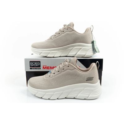 10. Skechers Bobs B Flex Damen-Sneaker, modisches Beige