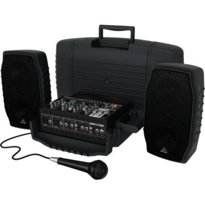 10. Behringer PPA200 PA-System, 200 W, Stand-PA-System, Schwarz