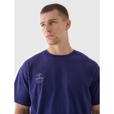 4. Glattes Unisex-Oversize-T-Shirt 4F 4FRAW24TTSHU2672-31S