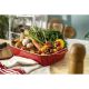 8. 3er-Set rechteckige Keramikteller STAUB 40508-171-0 - rot