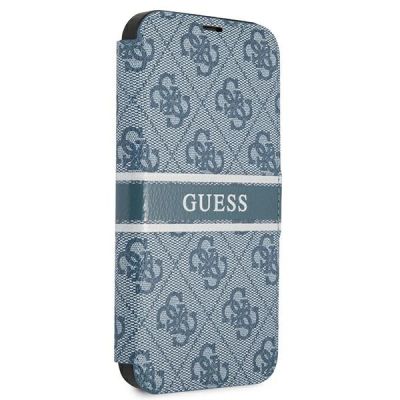 3. Guess GUBKP13S4GDBL iPhone 13 mini 5.4" blau/blaues Buch 4G Stripe
