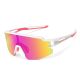 2. Rockbros Kinder-Fahrradbrille, polarisiert, UV-Schutz, Weiß