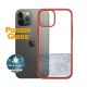 5. PanzerGlass Mandarin Clear Case für iPhone 12 / 12 Pro - Transparent Rot