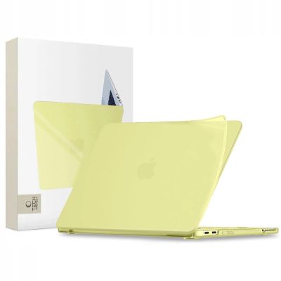 8. Tech-Protect Softshell-Schutzhülle für MacBook Neo 13 2026 – mattes Gelb