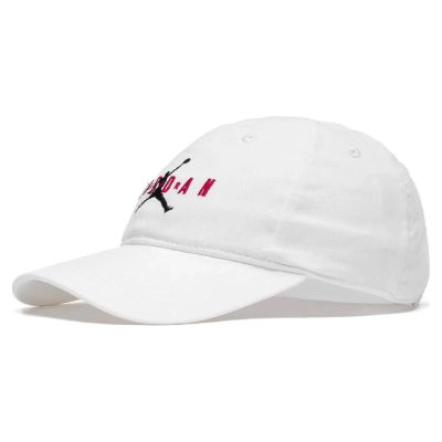2. Air Jordan Jan Curve Brim Kinder-Baseballkappe, weiß - 9A0569-001