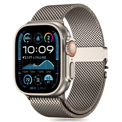 Tech-Protect Milano Armband für Apple Watch 6 / 7 / 8 / 9 / 10 / SE / Ultra 1 / 2 (44 / 45 / 46 / 49 MM) – Titan