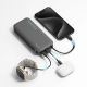 3. Cuktech CUKP200NGLDG 55W 20000mAh Powerbank mit integriertem USB-C-Kabel - Grau