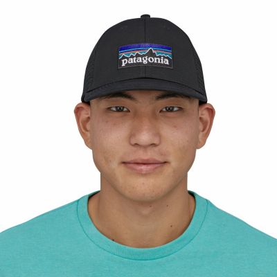 3. Patagonia Logo LoPro Trucker Hat 38283-BLK