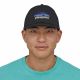3. Patagonia Logo LoPro Trucker Hat 38283-BLK