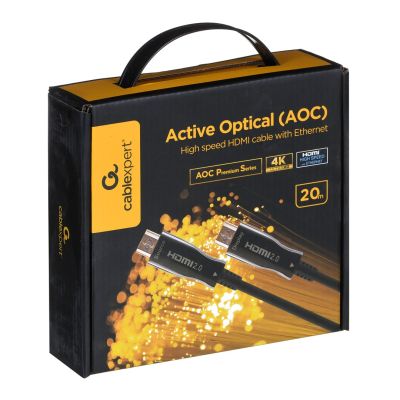3. GEMBIRD AKTIVES HDMI-HIGH-SPEED-OPTIKKABEL (AOC) MIT ETHERNET, PREMIUM-SERIE, 20 M