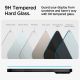 9. Spigen Glas.tR EzFit Privacy gehärtetes Glas für iPhone 15/16 mit Adapter (2 Stück)