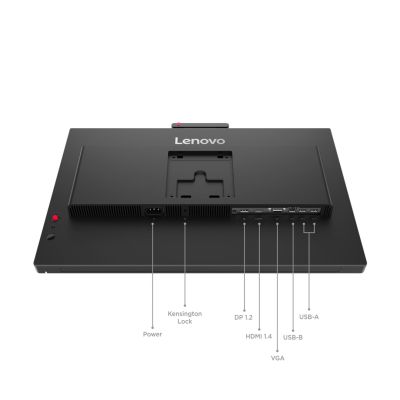 12. Lenovo ThinkVision T27QD-4v Computermonitor 68,6 cm (27 Zoll) 2560 x 1440 Pixel Quad HD LCD Schwarz
