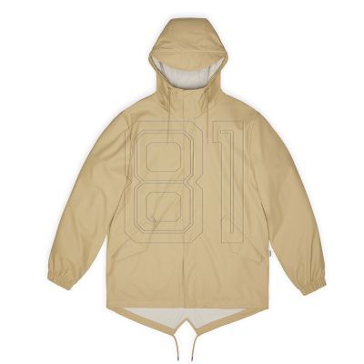 8. Rains Unisex Fishtail Jacke W3 18010 24 SAND