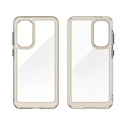 2. Outer Space Case für Samsung Galaxy A36 Cover mit flexiblem Rahmen - Halbtransparent, Schwarz