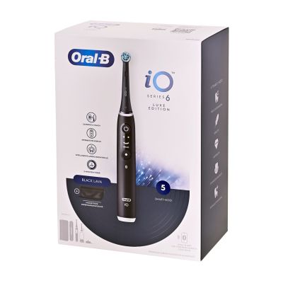 11. Oral-B iO Series 6 Black Lava Luxe Edition Elektrische Zahnbürste