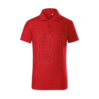 3. Malfini Pique Polo Free Jr MLI-F2207 rotes Poloshirt