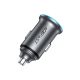 4. Acefast B15 65W USB-A + USB-C Kfz-Ladegerät – Grau