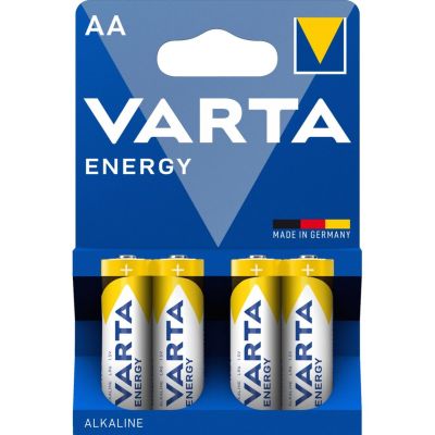 2. VARTA Energy LR6 AA Alkaline-Batteriepack (x 4)