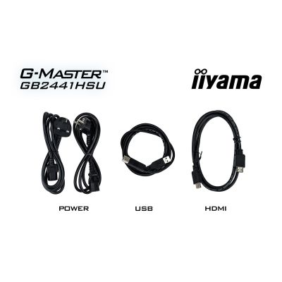 36. IIYAMA LED IPS Monitor 23,8" GB2441HSU-B1 Black Hawk 144Hz