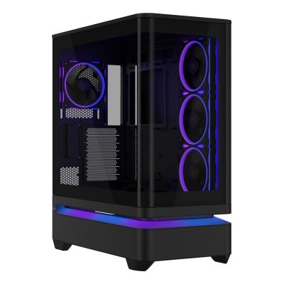 2. ASUS PRIME AP304 TG ARGB SCHWARZES Gehäuse