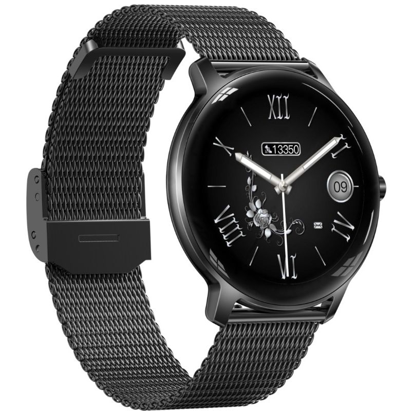 3. Damen-Smartwatch RUBICON RNBE66 Schwarz SMARUB124