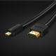 10. Ugreen Kabel HDMI - Micro HDMI Kabel 19 Pin 2.0V 4K 60Hz 30AWG 1.5m schwarz (30102)