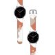 2. Strap Moro für Samsung Galaxy Watch 40 / 41 / 42 / 43 / 44 mm Silikonarmband Uhrenarmband - Muster 5