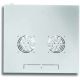 3. TECHLY Wandschrank ECO 19 6U/450MM montiert Grau 022229