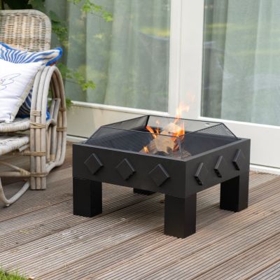 21. Heizbare Gartenfeuerschale Kvadrat FB.022