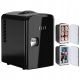 5. ELLE Home ESDAF101BKEU 4L Schwarzer Minikühlschrank