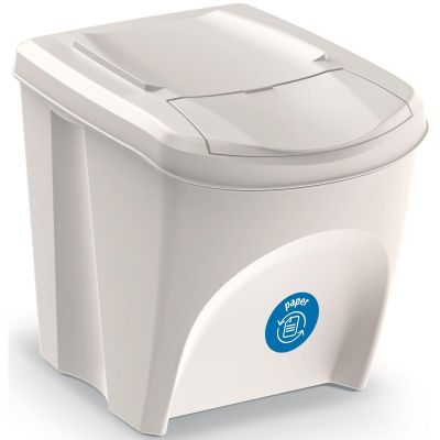 3. Mülltonnen 25 l Sortibox Set 3-teilig, grau