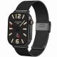 2. Gravity GT15-3 Smartwatch, rotes Silikonarmband + schwarzes Armband
