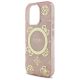 6. Guess IML Pfingstrose auf 4G-Hintergrund MagSafe-Hülle für iPhone 16 Pro – Rosa