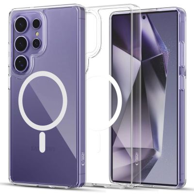 Tech-Protect FlexAir Hybrid MagSafe Hülle für Samsung Galaxy S25 Ultra – transparent