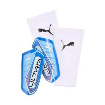 Puma Ultra Flex Sleeve Fußball-Schienbeinschoner Blau und Weiß 30987 04