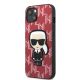 2. Karl Lagerfeld KLHCP13SPMNIKPI iPhone 13 mini 5.4" Hardcase rot/rot Monogram Ikonik Patch