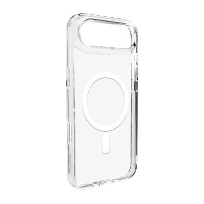 Puro Lite Mag TPU+PC Hülle kompatibel mit MagSafe für iPhone 17 Air - Transparent mit weißem Ring