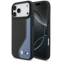 BMW M Carbon Logo MagSafe Case für iPhone 17 Pro Max – Blau